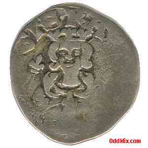 Silver Coin Hand Minted in 1500s Medieval Hungarian Rare Numismatics Collectible Front Side [8 KB]