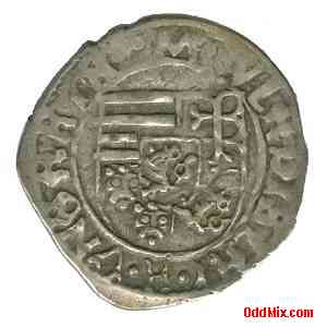 Coin Silver 1446 Hungarian King Ladislaus V Rare Historical Medieval Museum Piece Front Side [15 KB]