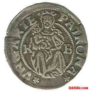 Coin Silver 1525 Hungarian King Ludovicus II Rare Historical Medieval Museum Piece [11 KB]
