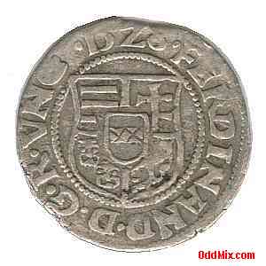 Coin Silver 1528 Hungarian King Ferdinand I Rare Historical Medieval Museum Piece [11 KB]