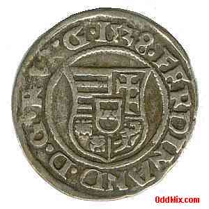 Coin Silver 1538 Hungarian King Ferdinand I Rare Historical Medieval Museum Piece [11 KB]