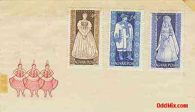 1963 Native Dresses Uncancelled Partial Set Commemorative Stamped Envelope 2 [11 KB]