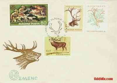 1971 World Hunting Exhibit Special Stamped Cancel Mark Envelope 1 - Gemenc [14 KB]