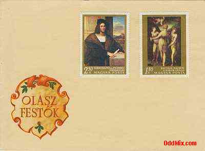 1998 Italian Painters Uncancelled Partial Set Commemorative Stamped Envelope 1 [10 KB]