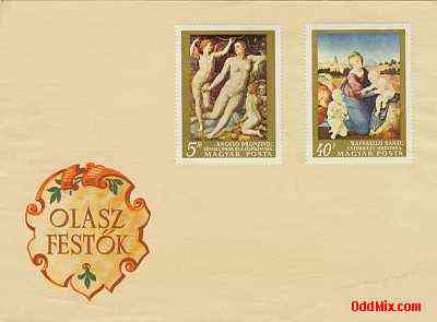 1998 Italian Painters Uncancelled Partial Set Commemorative Stamped Envelope 2 [11 KB]