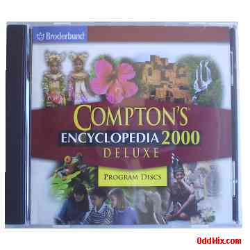 Compton's Encyclopaedia 2000 Deluxe Multimedia Edition Windows Dual CD Reference [12 KB]