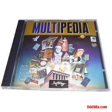 MultiPedia 2.0 Multimedia Reference Library Collection CD SoftKey Collectible Program [11 KB]