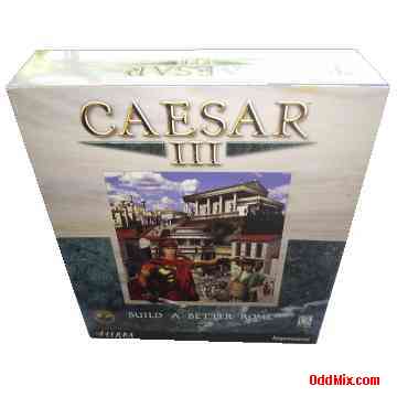 Caesar III Windows Strategy Game Classic Sierra Studios Software Program CD Book [9 KB]