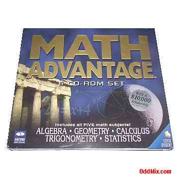 Math Advantage 6 CD Set Educational Learning Software Windows Mac Program [13 KB]