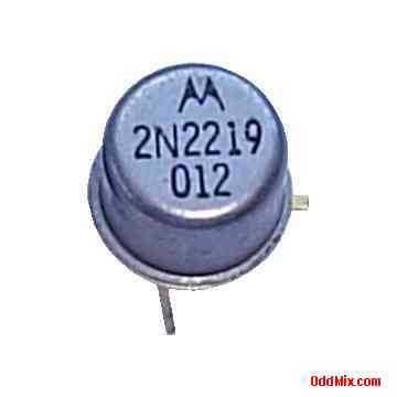 2N2219 Low-Power Silicon NPN Planar Transistor Motorola Metal TO-5 Package [5 KB]