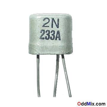 2N233A Germanium P-N-P Transistor Amplifier Alloy Junction Steel Package Historical [9 KB]