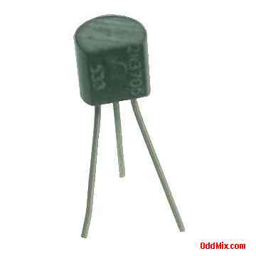 2N2705 Transistor N-P-N Silicon HF Amplifier TI Plastic TO-92 Vintage Collectible [5 KB]