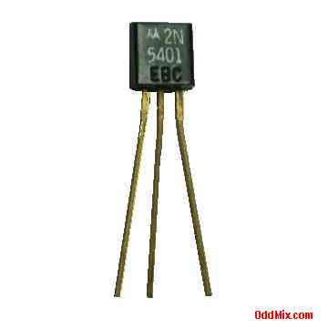 2N5401 Transistor Silicon P-N-P High Voltage Amplifier Vintage Motorola TO-63 [5 KB]