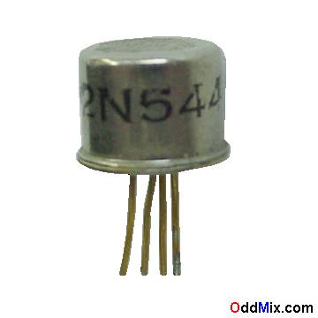 2N544 Germanium P-N-P Transistor Amplifier HF High Frequency Hermetic Package Historical [8 KB]