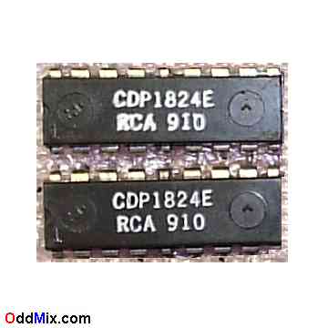 CDP1824E 1824 RCA CMOS 32x8 256 Bit Static RAM Byte Wide Memory Historic IC [10 KB]