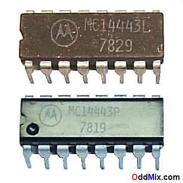 MC14443 CMOS Analog to Digital Converter Motorola Linear Subsytem Historic 1978 IC [12 KB]