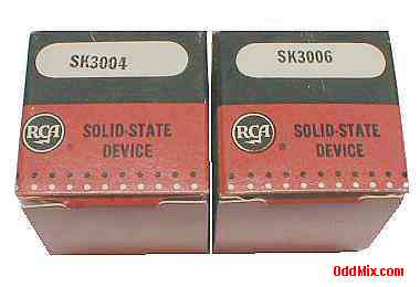 RCA transistors SK3004 and RCA SK3006 [9 KB]