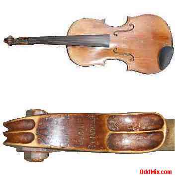 Violin Straduari Stradivarius Concert Antique Musical Instrument Three Qurter Size [9 KB]