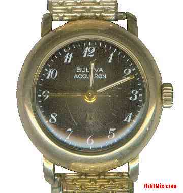 Classic Bulova Accutron Tuning Fork Electro Mechanical Motor Precision Wrist Watch [13 KB]