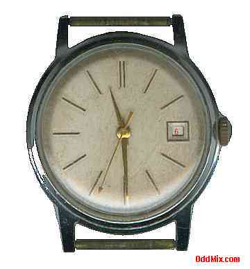Classic Collectible 17 Jewels Poljot Mechanical Date Wrist Vintage Soviet Watch [11 KB]