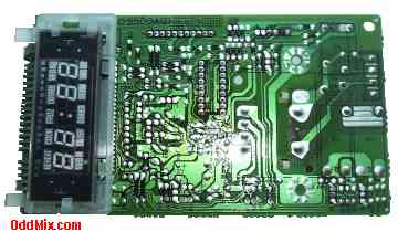 JVCS75VC M S-550 Panasonic Microwave Oven Replacement Controller Board Assembly - Solder Side [13 KB]
