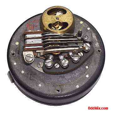 Western Electric WE 5H Mechanical Telephone Rotary Pulse Generator Assembly Bottom View [16 KB]