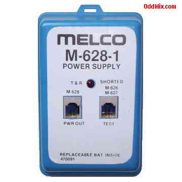 Telephone Tester Melco M-628-1 Power Supply Diganostic M-626 M-627 Modular Tool [8 KB]