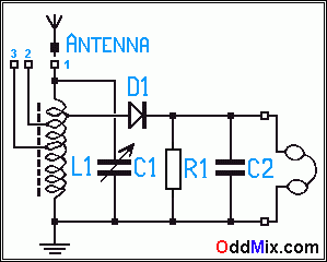 Figure 2. Crystal Detector Radio [3 KB]