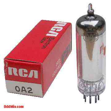 0A2 Cold Cathode Gas High Voltage Regulator Stabilizer Vacuum RCA Electron Tube [10 KB]