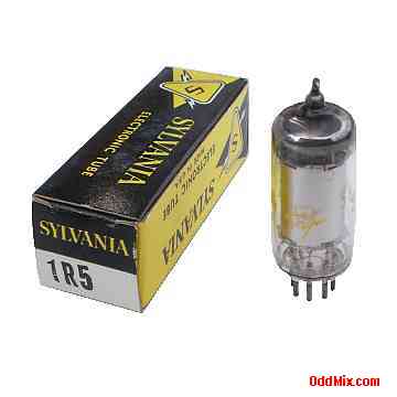 1R5 Pentagrid Converter Battery Type Sylvania Radio Electronic Glass Vacuum Tube [8 KB]