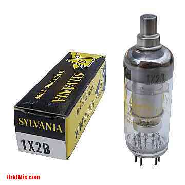 1X2B Pulsed Half Wave High Voltage 20 KV Rectifier Sylvania Electronic Vacuum Tube [10 KB]