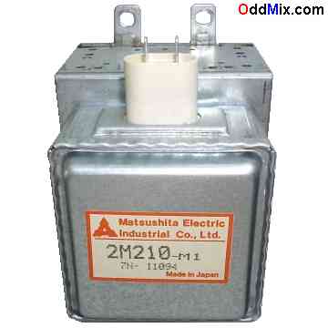 2M210-M1 Matsushita Magnetron Microwave Power Vacuum Tube Replacement Part [9 KB]