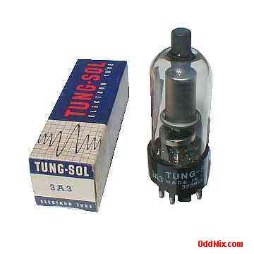 3A3 Half-Wave High Voltage 30 KV Rectifier Tung-Sol Electronic Vacuum Tube [10 KB]