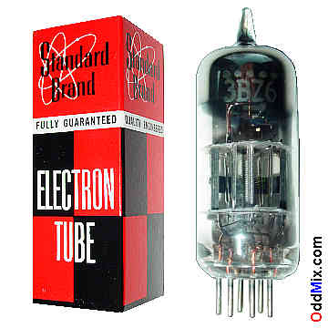 3BZ6 Semiremote Cutoff Pentode RF Amplifier Miniature Vacuum Tube [18 KB]