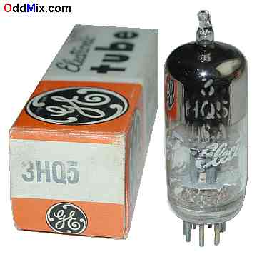 3HQ5 High-Mu Triode Amplifier Miniature GE Electronic Vacuum Tube [12 KB]