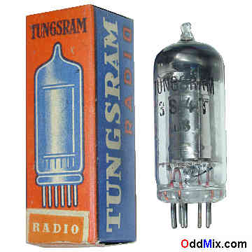 3S4T Power Pentode Miniature Discontinued Tungsram Electron Vacuum Tube [16 KB]