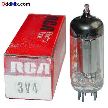 3V4 Power Pentode Miniature Discontinued RCA Electron Vacuum Tube [14 KB]
