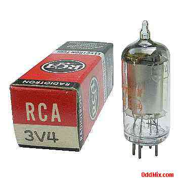 3V4 Power Pentode Miniature Discontinued RCA Radiotron Electron Vacuum Tube 2 [13 KB]