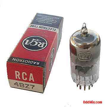 4BZ7 Medium-Mu Twin Triode RF Amplifier Miniature RCA Radiotron Electron Vacuum Tube [10 KB]