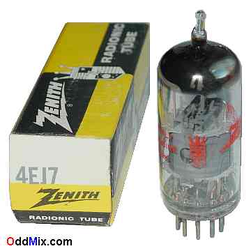 4EJ7/EF183 Sharp-Cutoff Pentode RF Amplifier Sylvania Zenith Vacuum Tube [11 KB]