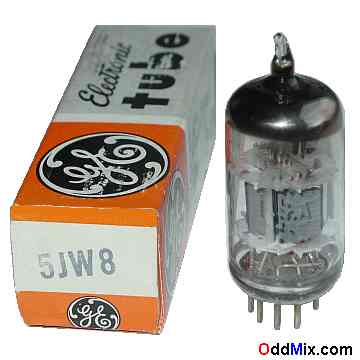 5JW8 Medium-Mu Triode Sharp-Cutoff Pentode VHF FM GE Electronic Vacuum Tube [12 KB]