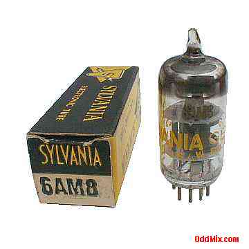 6AM8 Diode Sharp-Cutoff Pentode HF Amplifier Sylvania Electronic Vacuum Tube [11 KB]