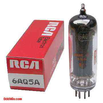 6AQ5A Beam Power 12W Class A Amplifier RCA Radiotron Electron Vacuum Tube 3 [10 KB]