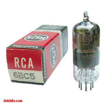 6BC5 Sharp Cutoff Pentode Amplifier RCA Radiotron Electron Vacuum Tube [9 KB]