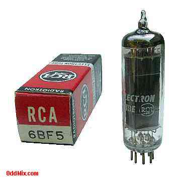 6BF5 Beam Power Class-A Amplifier Miniature RCA Radiotron Electron Vacuum Tube [10 KB]