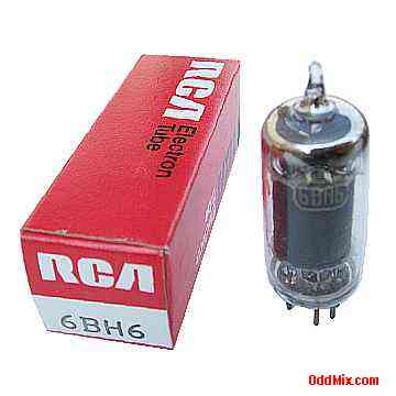 6BH6 Sharp Cutoff Pentode RF Amplifier Miniature RCA Electron Vacuum Tube [11 KB]