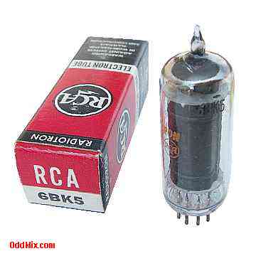 6BK5 Beam Power Class-A Amplifier RCA Radiotron Electron Vacuum Tube [12 KB]