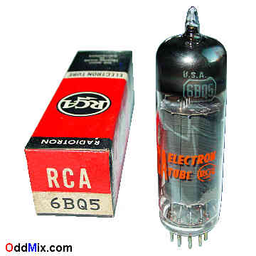 6BQ5 EL84 Power Pentode Class-A Amplifier RCA Radio Electronic Vacuum Tube [14 KB]