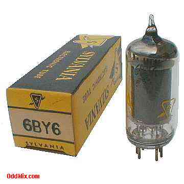 6BY6 Pentagrid Amplifier RF Amplifier Miniature Sylvania Electronic Vacuum Tube [11 KB]