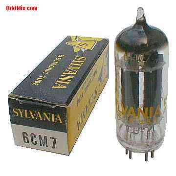 6CM7 Medium-Mu Twin Triode Class A Amplifier Sylvania Electronic Vacuum Tube 2 [13 KB]